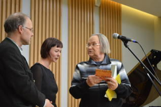 Lorens Blinow, Olga Budakova und Michael Raab Lorens Blinow, Olga Budakova und Michael Raab